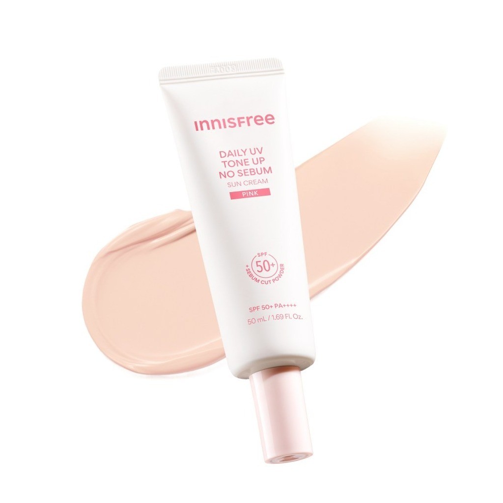 Kem Chống Nắng Innisfree Daily Uv Tone Up No Sebum Sun Cream Pink