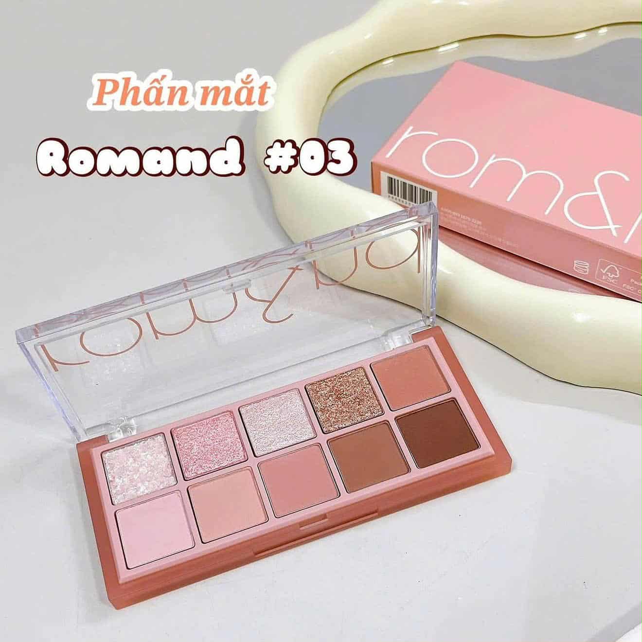 Bảng Phấn Mắt 10 Ô Lấp Lánh Romand Better Than Eye Palette