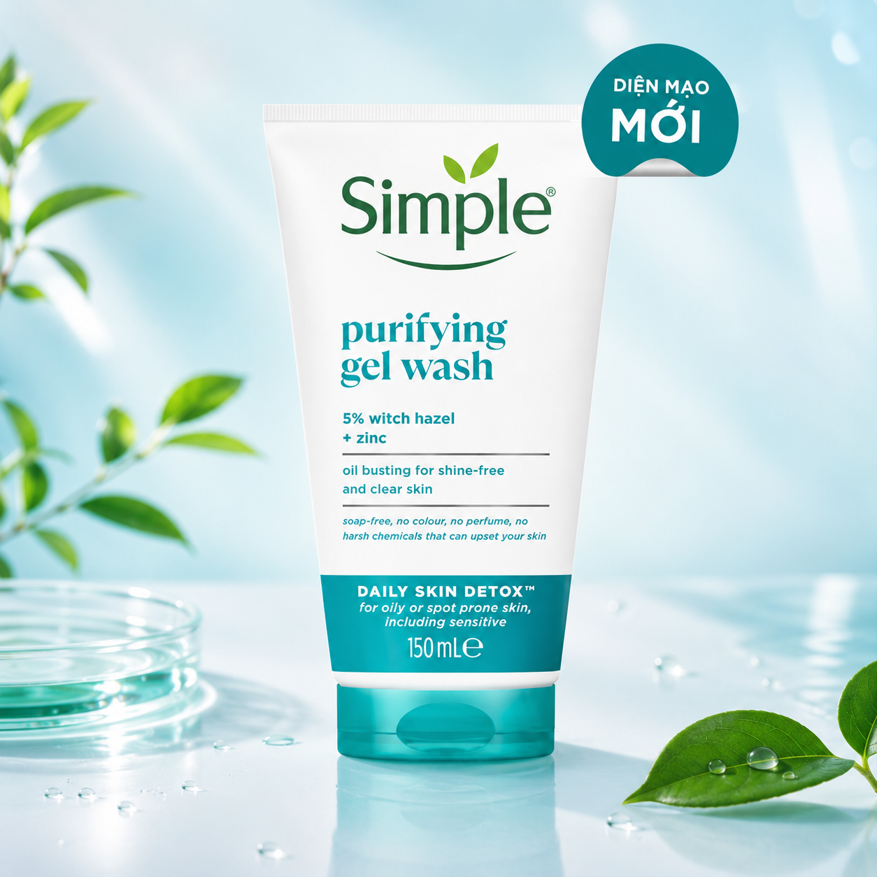 Sữa Rửa Mặt Simple Purifying Gel Wash